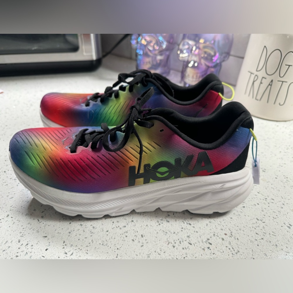 HOKA Rainbow Tie Dye Mens 9